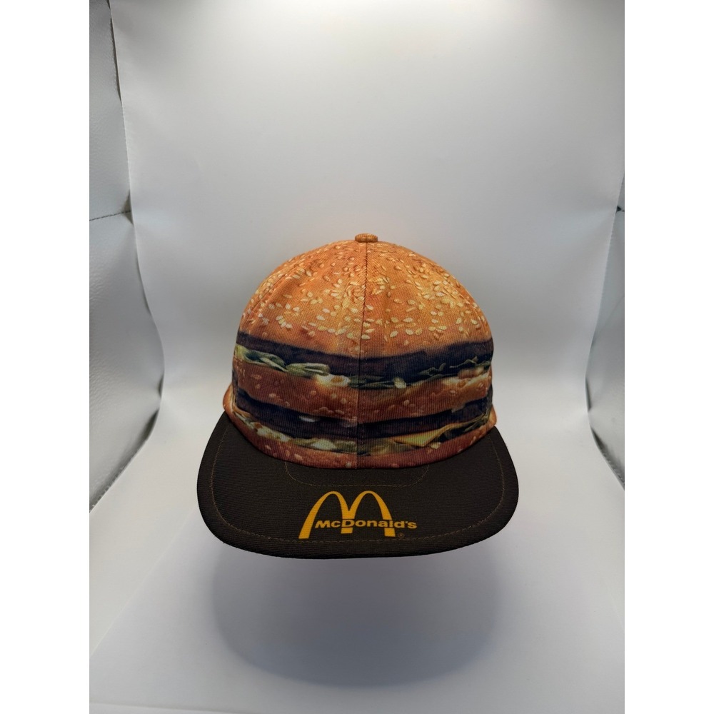 Vintage 1980 McDonald's Big Mac Hat Promotional Uniform Cap Original Fast Food